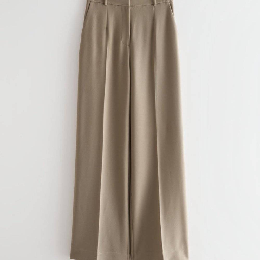 &Other Stories Wide Flared Trousers NWT